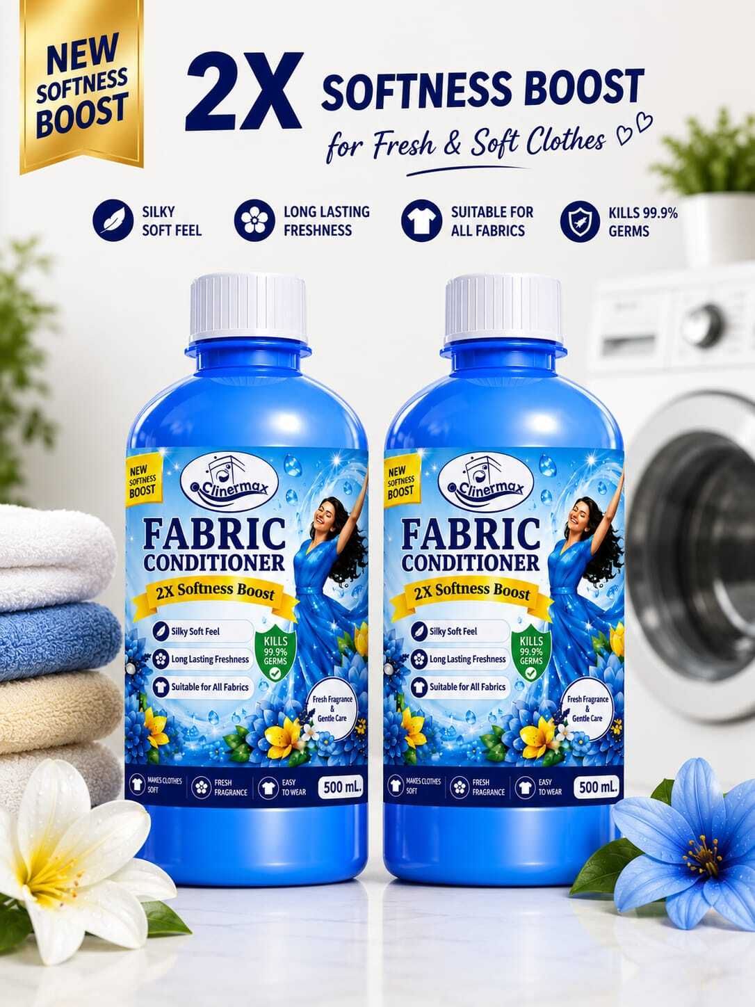 Fabric Softener Combo 2 x 500ml | Laundry Care with Fresh Scent-image-40