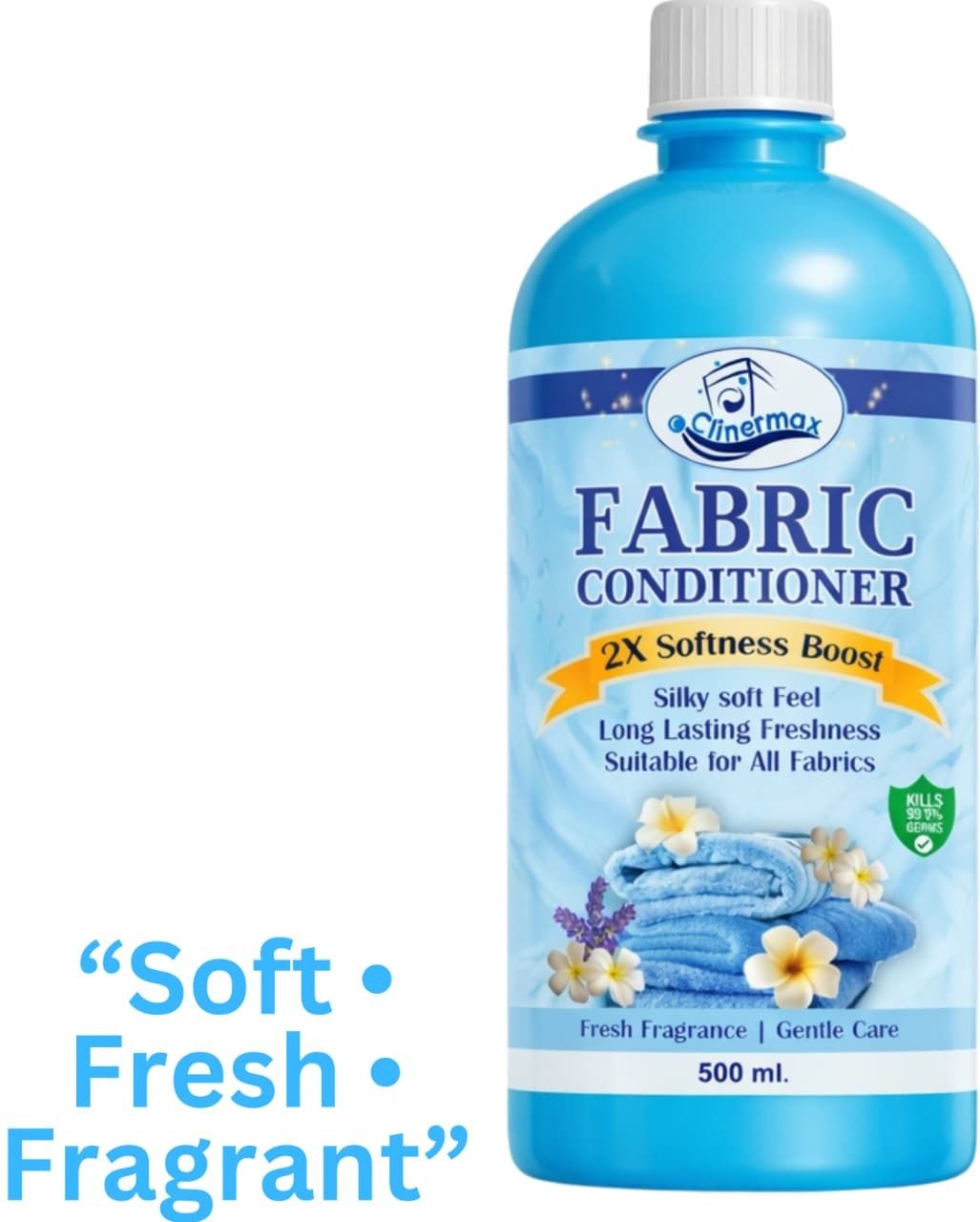 clinermax Fabric Conditioner 500ml | Fresh Fragrance | Soft Smooth Clothes-picture-13