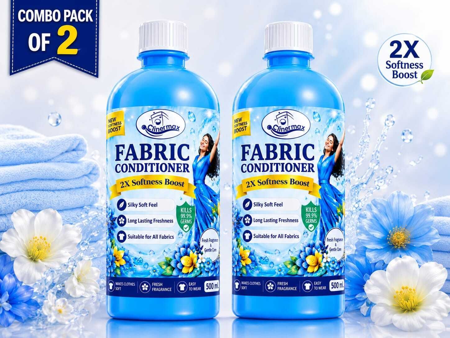 Baby Fabric Softener 500ml x 2 Combo | Ultra Soft & Fresh Fragrance-image-42