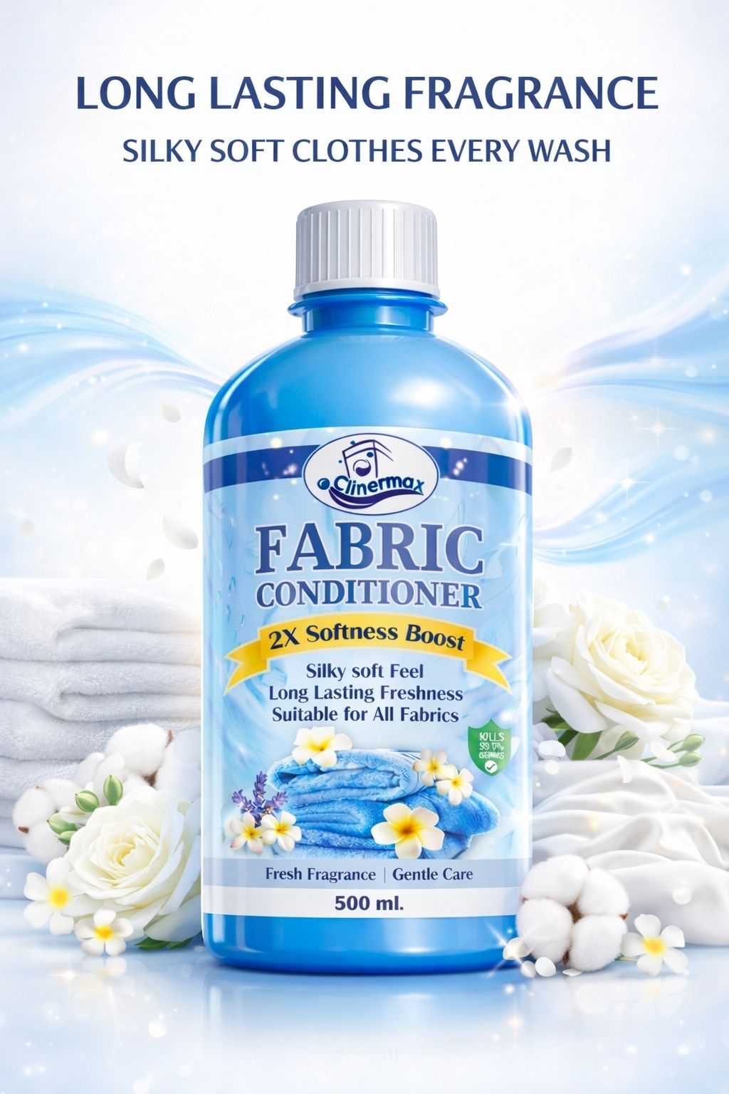 Baby Fabric Softener for Clothes 500ml | Premium Laundry Conditioner with Fresh-image-41