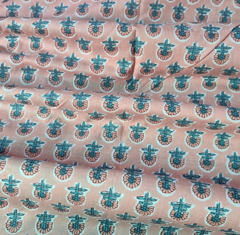 Unstitched Pure Cotton Kurta Fabric Printed-image-31