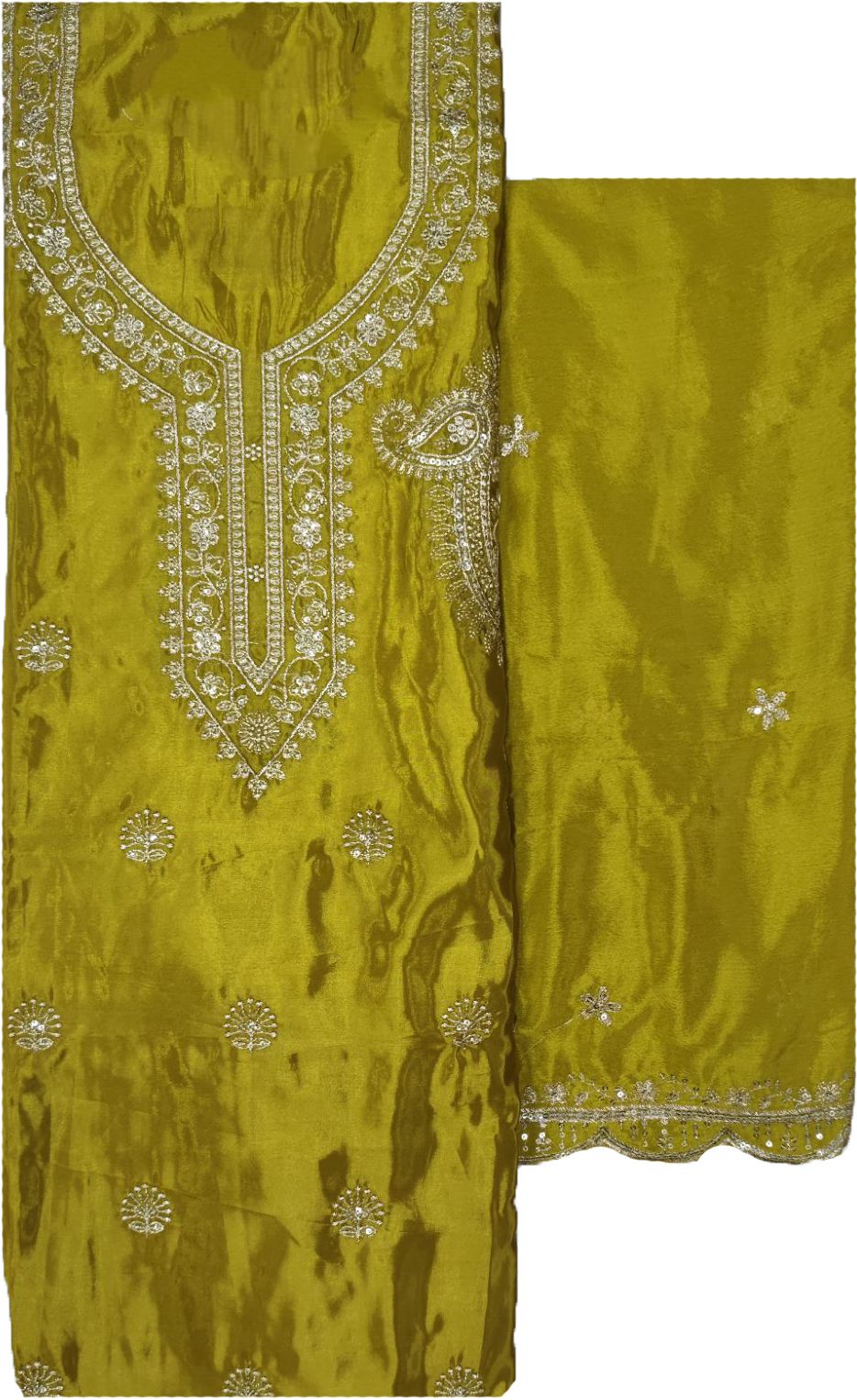 soul essence Unstitched Crepe Salwar Suit Material Embroidered-picture-14