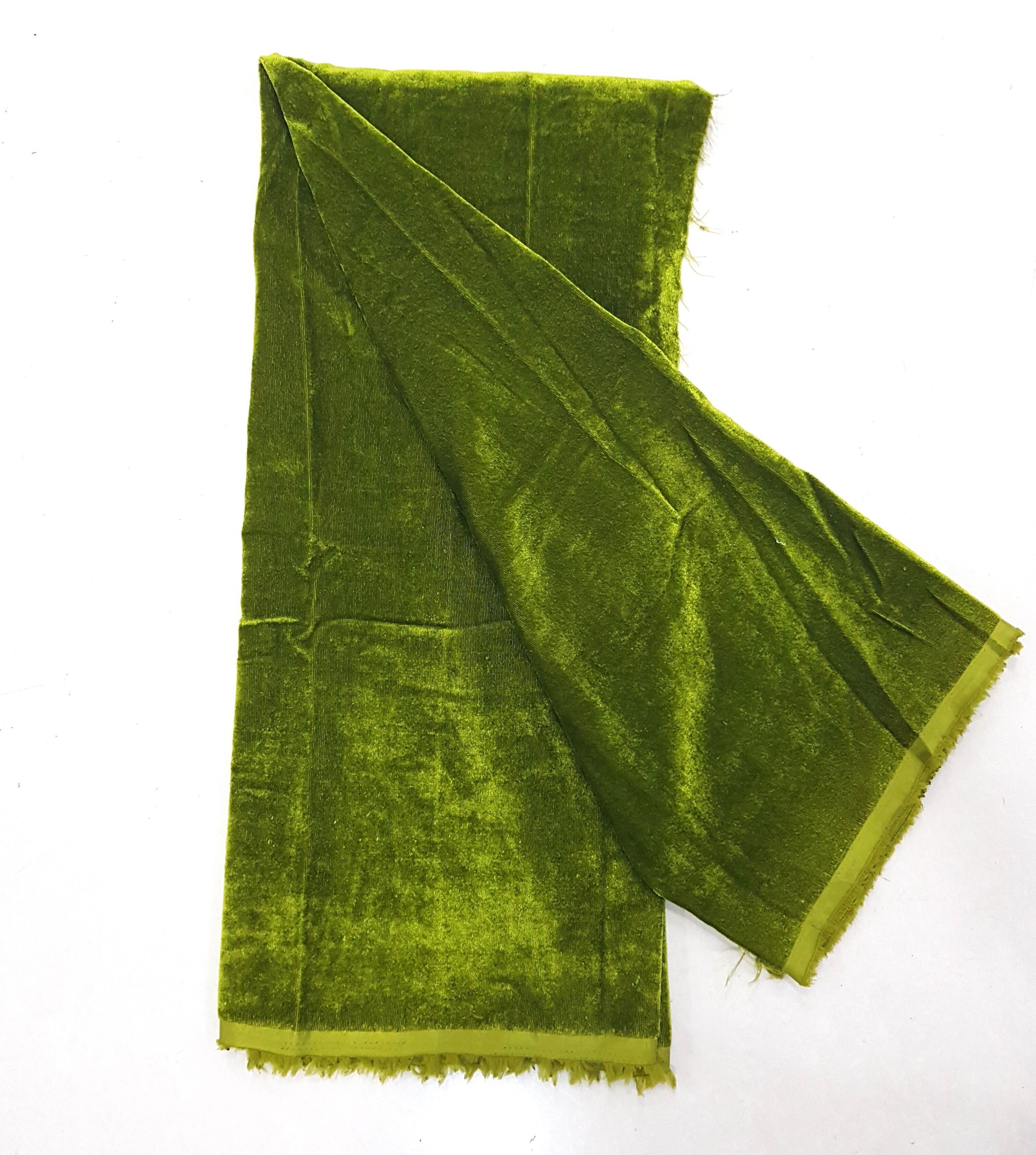 Unstitched Velvet Multipurpose Running Fabric Solid-image-33