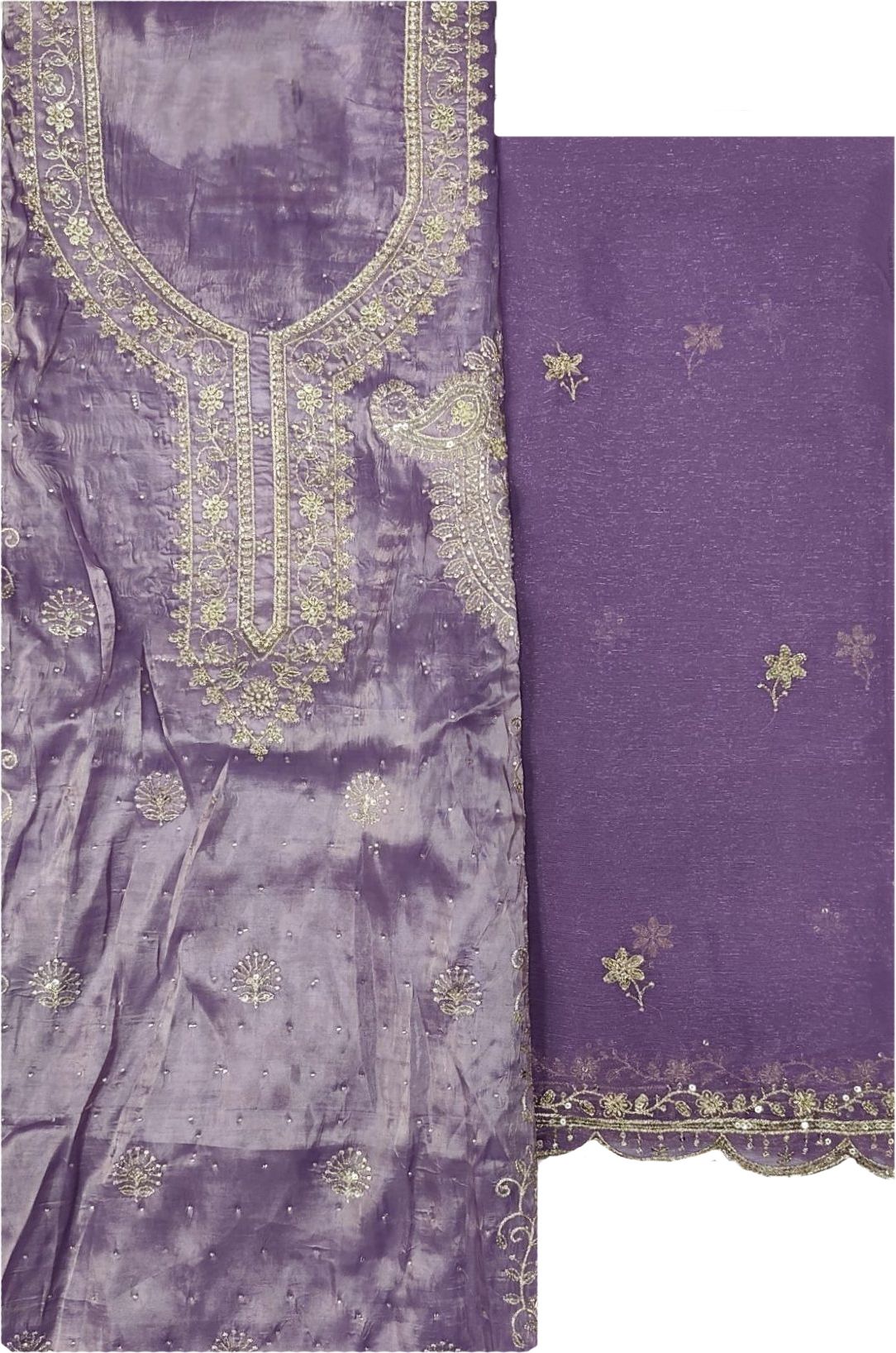 soul essence Unstitched Crepe Salwar Suit Material Embroidered-picture-15