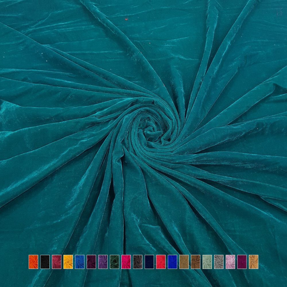seg Unstitched Velvet Multi-purpose Fabric Solid-picture-21