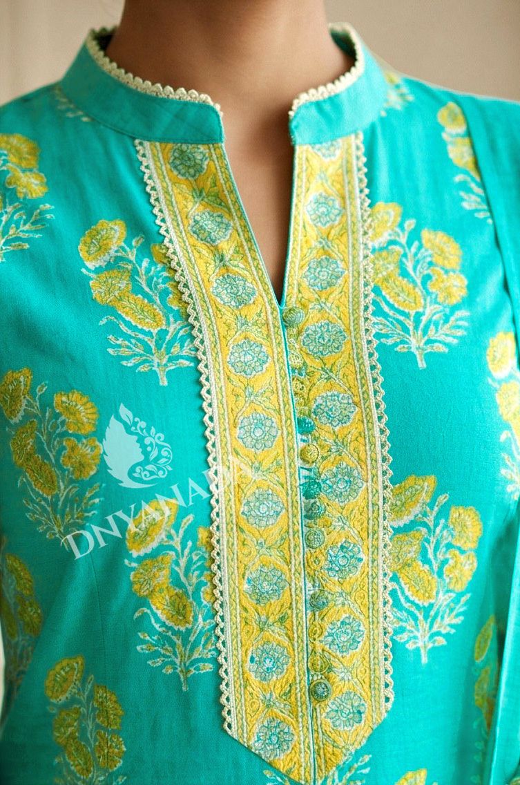 Unstitched Pure Cotton Salwar Suit Material Printed-image-42