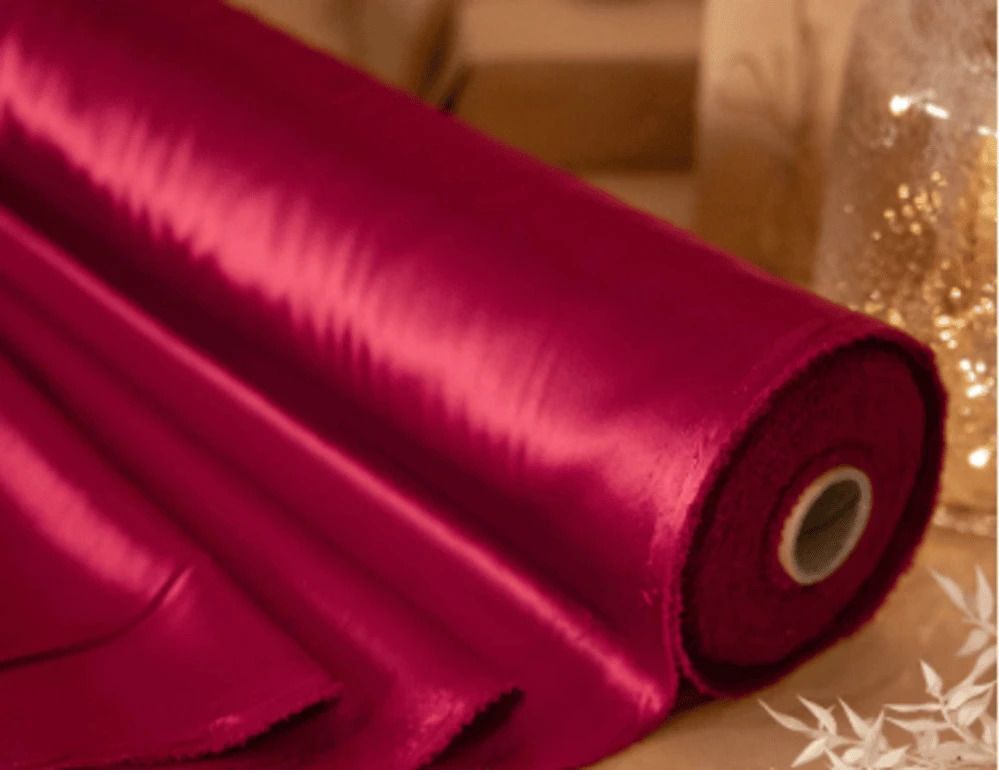 Unstitched Satin Multi-purpose Fabric Solid