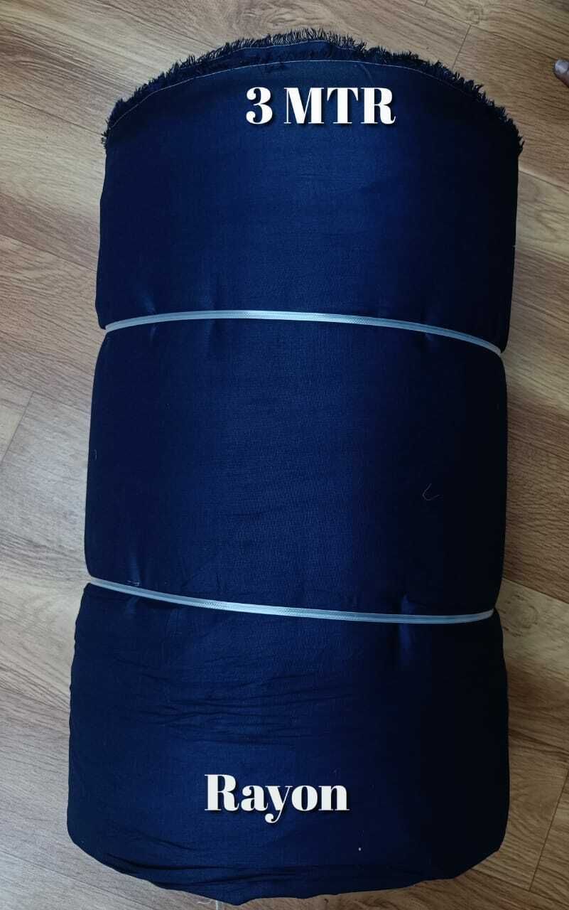 Unstitched Viscose Rayon Kurta Fabric Solid