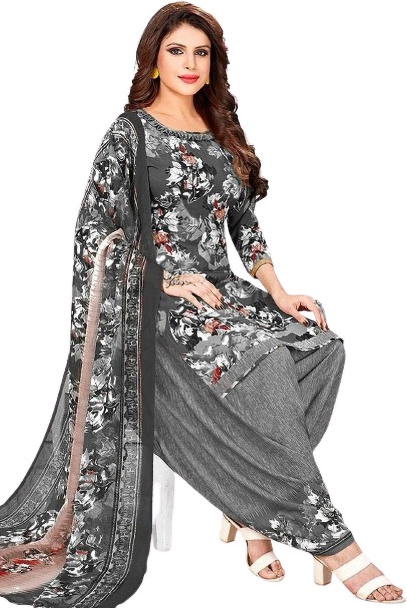 kashvi Unstitched Crepe Salwar Suit Material Floral Print-picture-35
