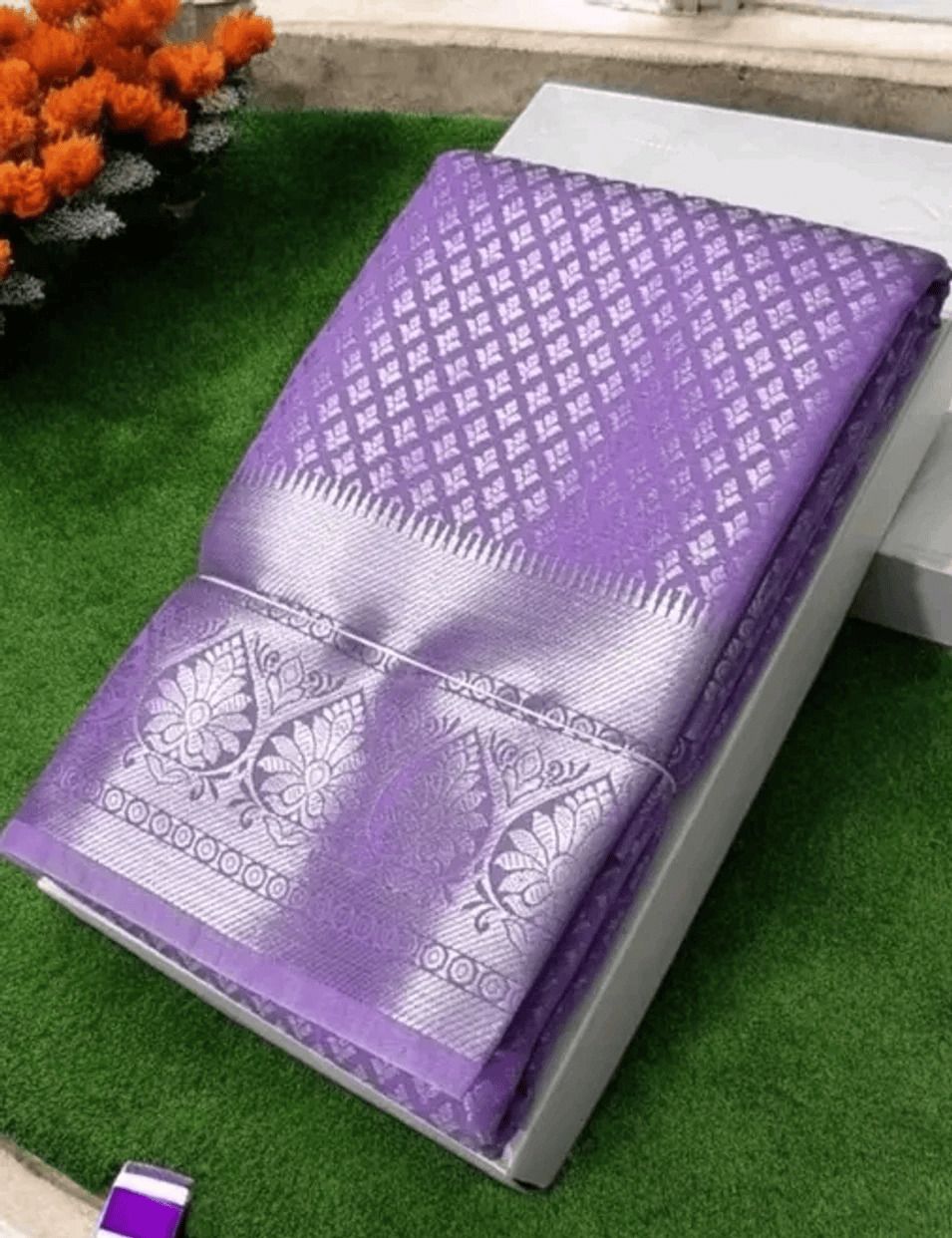 Semi Stitched Jacquard Blouse Material Embroidered, Washed/Ombre