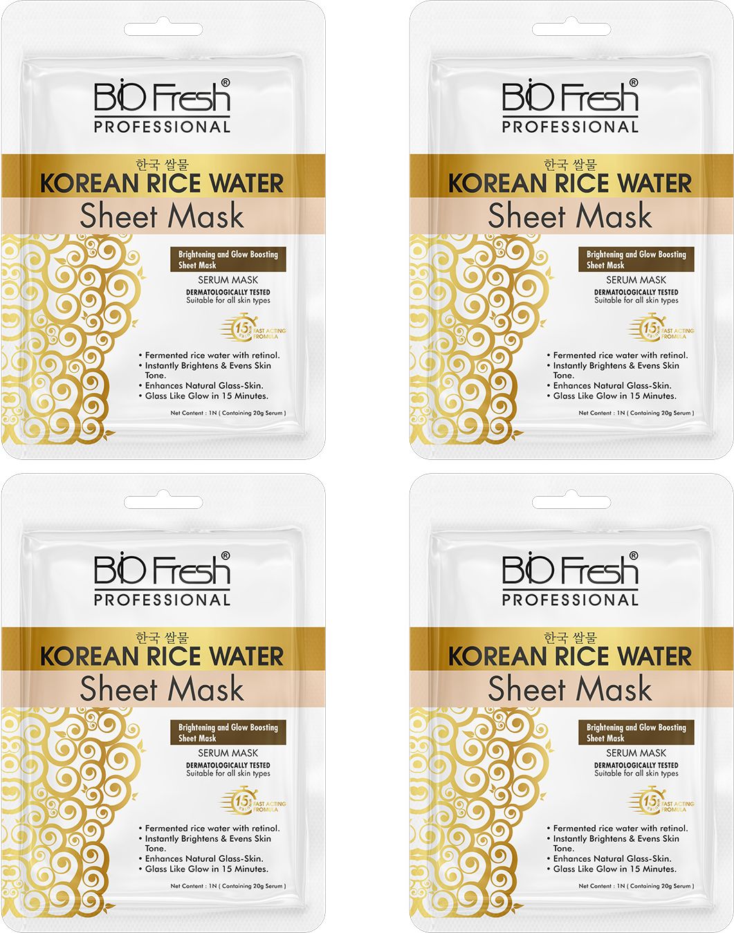 Bio Fresh Korean Rice Water Glass Skin Sheet Mask-image-5