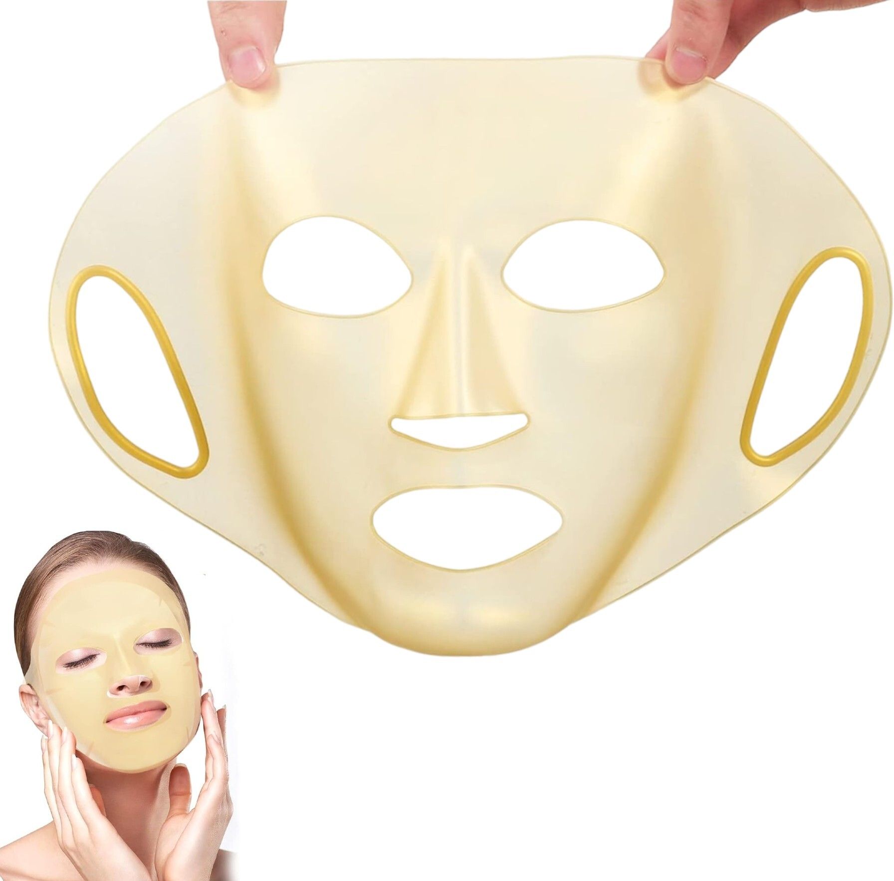 tlismi Sheet Mask Cover Reusable Moisturizing Facial Mask Cover for Sheet Mask Party Mask-picture-14