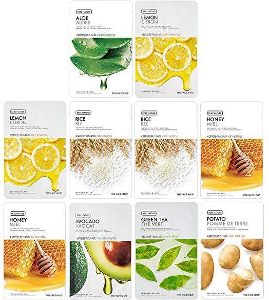 The Face Shop Real Nature Glowing Bride Masksheet Co