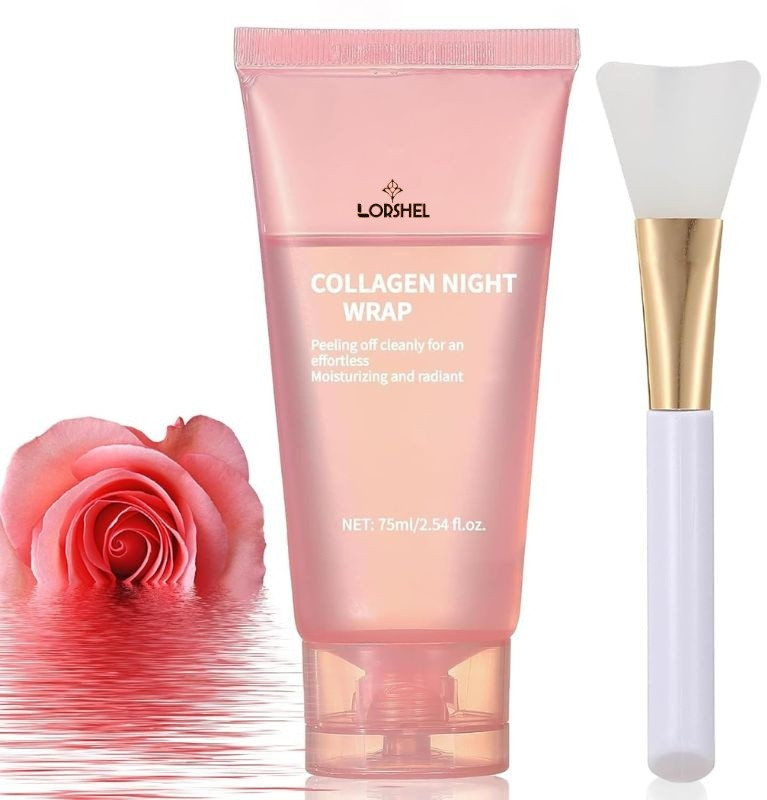 lorshel Collagen Night Wrapping Peel Off Mask Authentic for and Lifting image 1