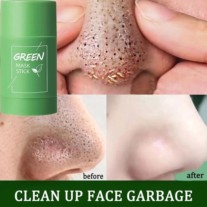 Green Tea Mask Stick For Pore Control, Oil Balancing & Skin Brightening Face Shaping Mask-image-24