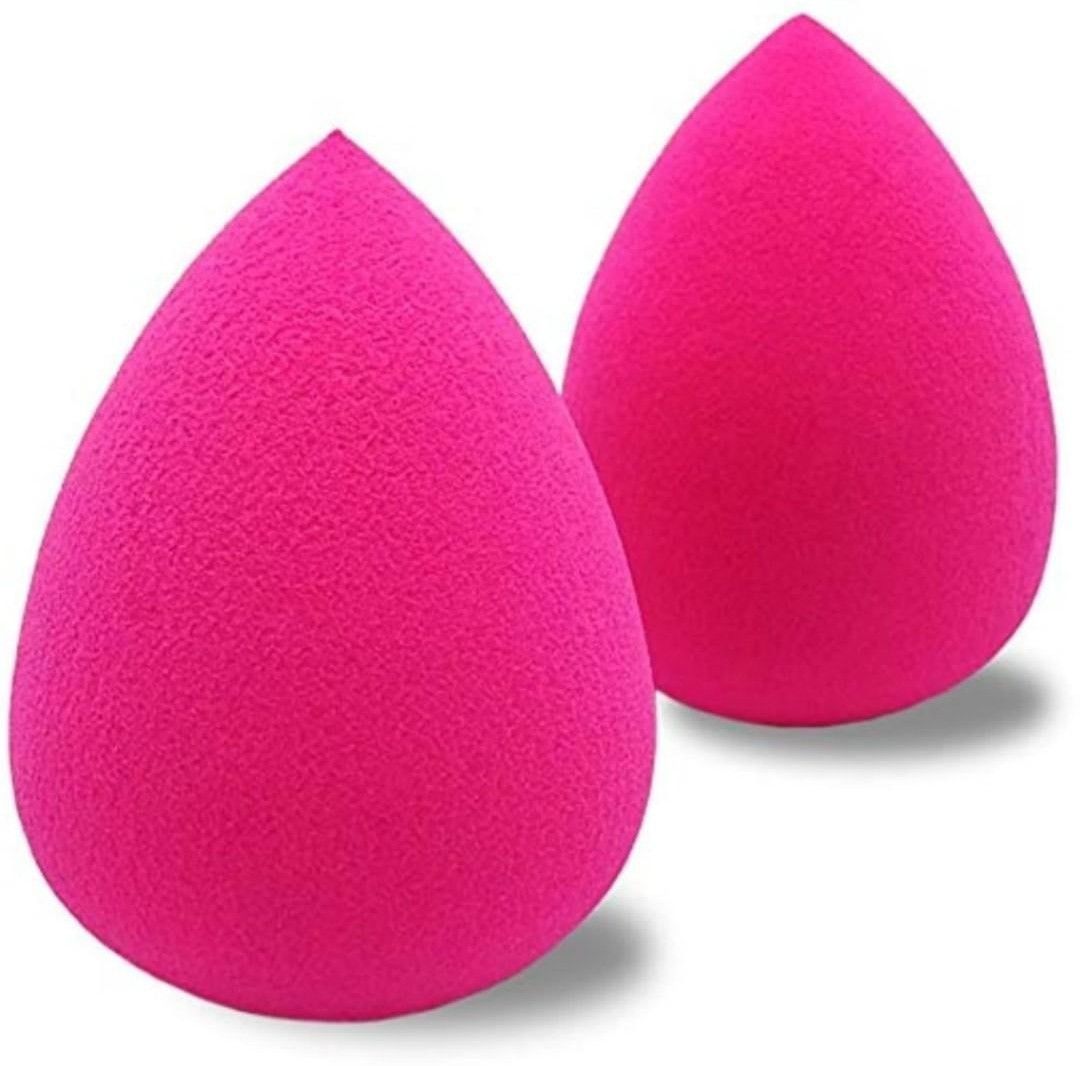 Makeup Beauty Foundation Cream Powder Liquid spong Puff 2pcs 1Set-image-2
