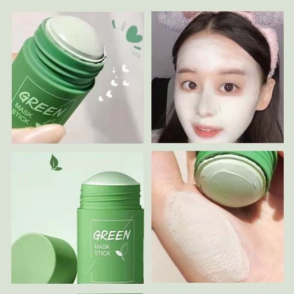GREEN FACE MASK STICK- Moisturizing & Firming Facial Cleansing Mask Face Shaping Mask-image-8
