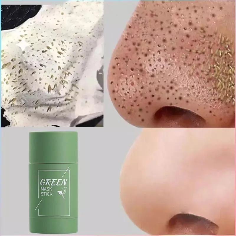Green Tea Purifying Clay Stick Mask, And Deep Cleansing Oil Anti-Acne Face Shaping Mask-image-44