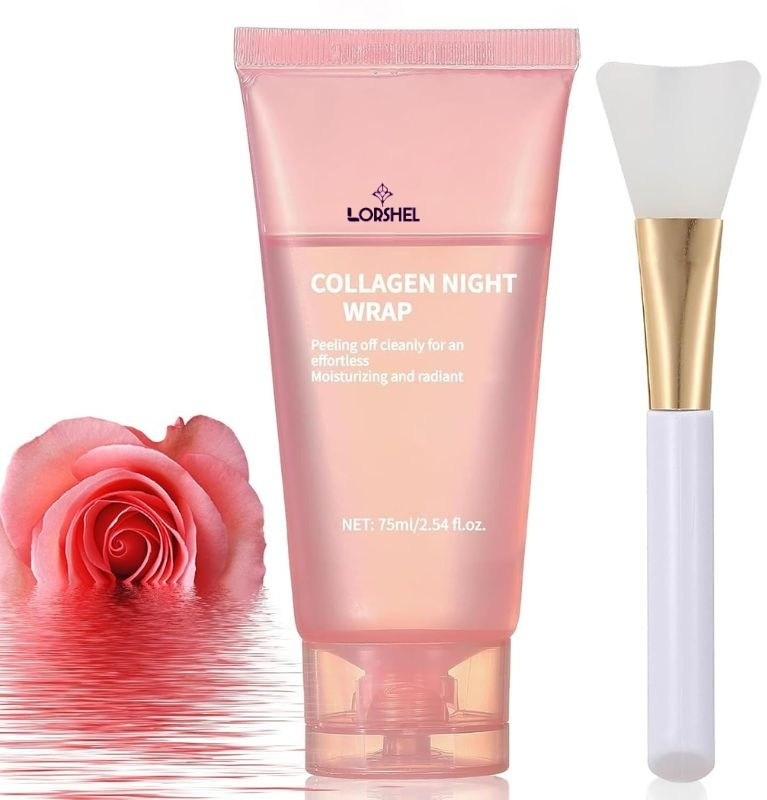 lorshel Collagen Night Mask for Skin Firming and Smoothening image 1