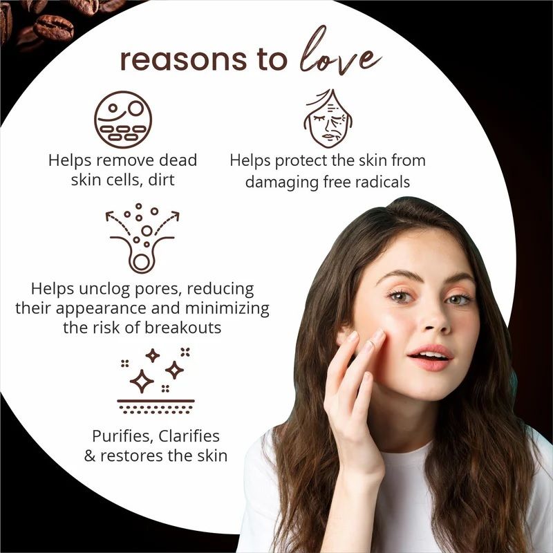 Coffee Face Sheet Mask With Serum For Women and Men Face Shaping Mask-image-11