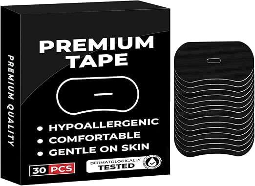 Patti Primium Mouth Tape forSleeping, Breath Fix Mouth Tape 30 Pcs Face Shaping Mask