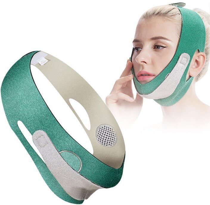 Face Slimming V-Shape Mask for Double Chin Shaper for Men & Women Face Shaping Mask-image-29