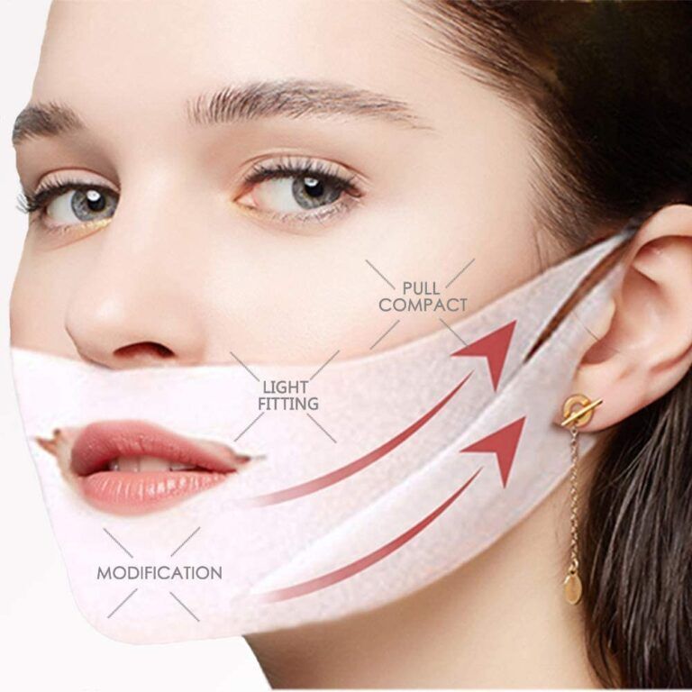 V shape mask for double chin reducer mask Face Slimming Mask LiftingFace Shaping Mask-image-44