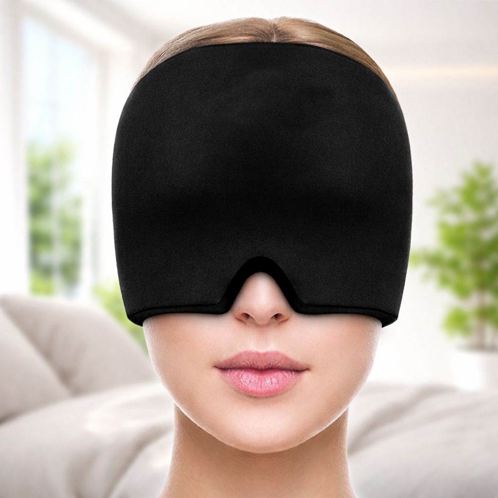 pro99s Stretchable Migraine Relief Gel Cap with Full Head Coverage Face Shaping Mask-picture-24
