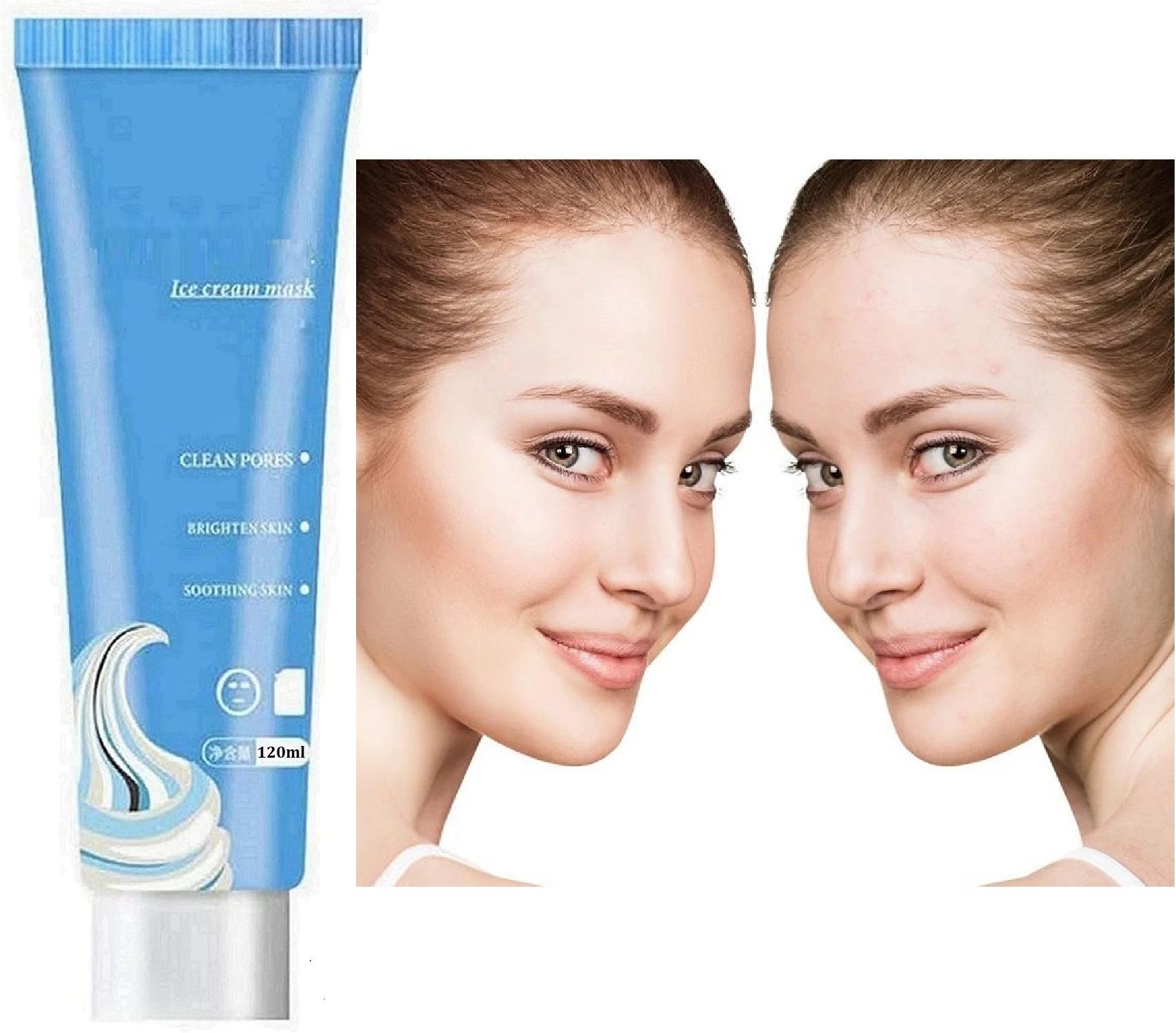 PP-1425 Ice Cream Mask for Natural Face care for Women Face Shaping Mask-image-41