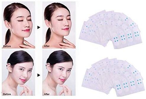 debicki Facelift for Hide Facial Wrinkles Double Chin Lifting Stickers for women -40pcs Face Shaping Mask-picture-26