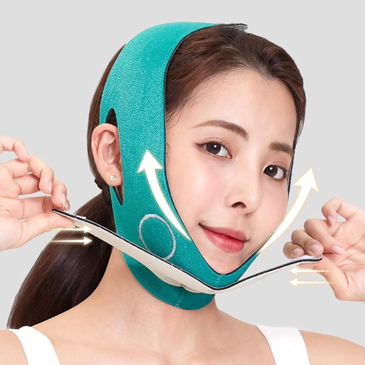 V-Shape Face Slimming Belt - V-Shape Face Masks for Double Chin Shaper Face Shaping Mask-image-41