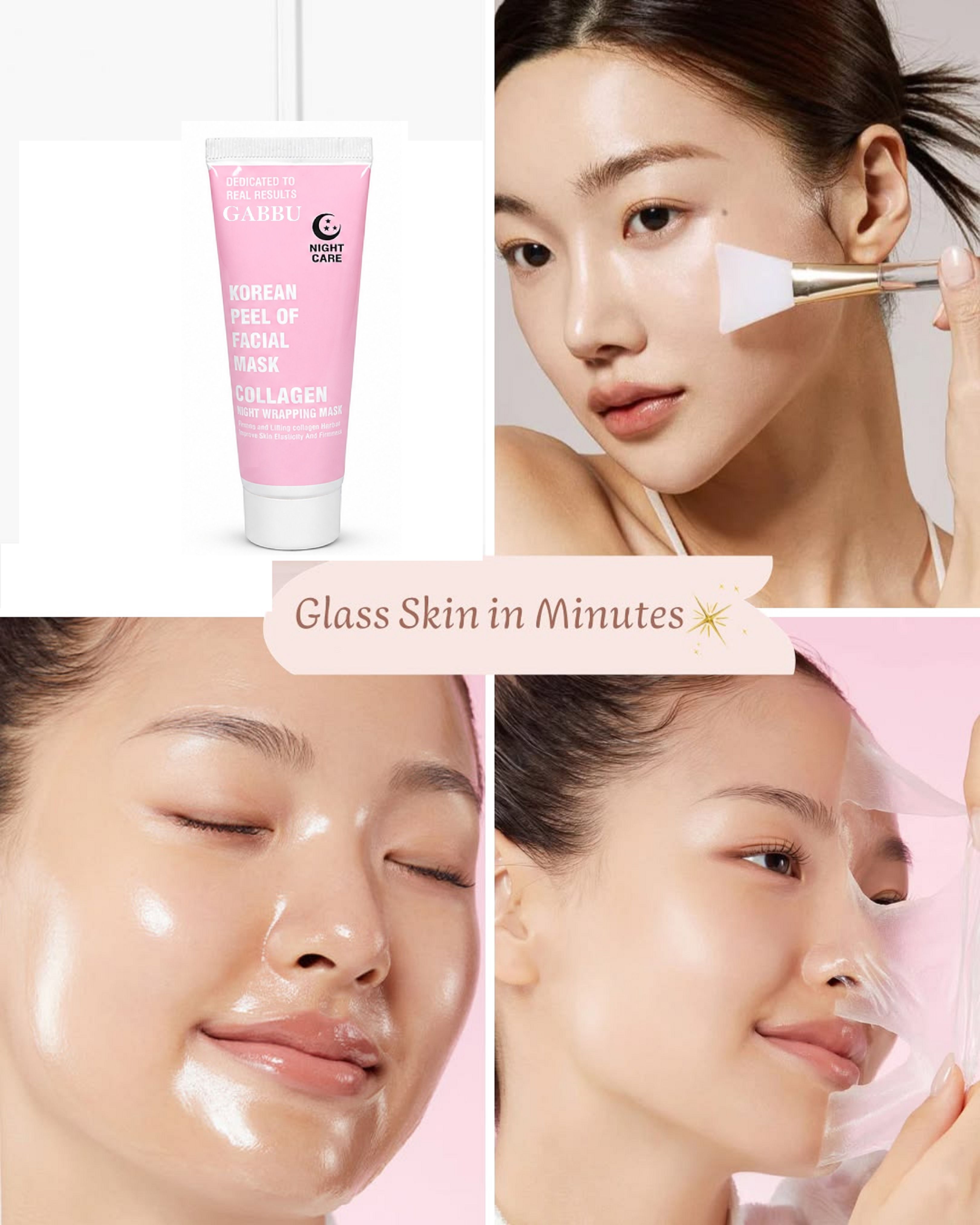 gabbu Korean peel of facial mask For Women With Natural Radiance Face Shaping Mask-picture-2
