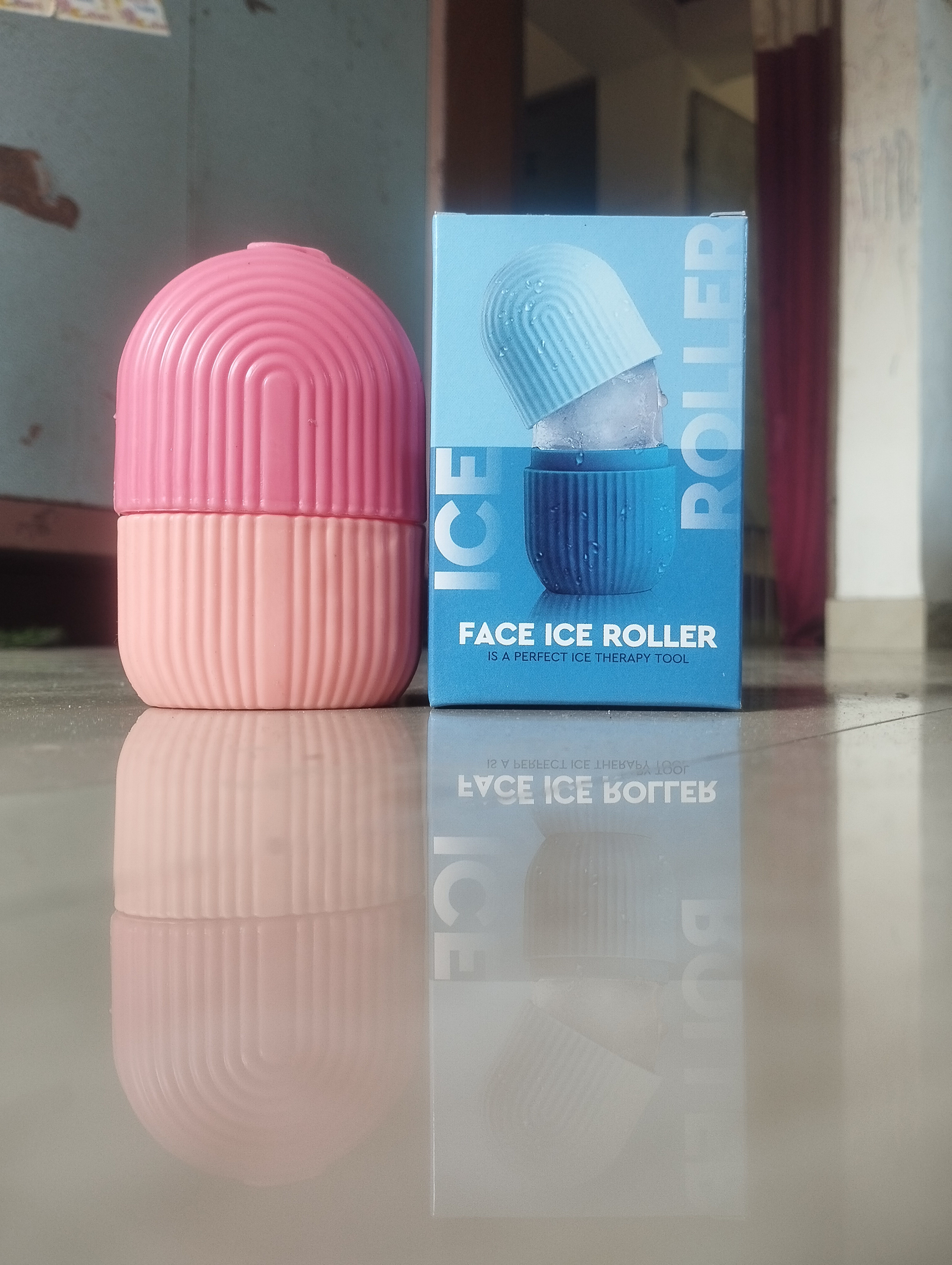 Premium Face Ice Roller for Skin Care Ice Pink Face Shaping Mask-image-26