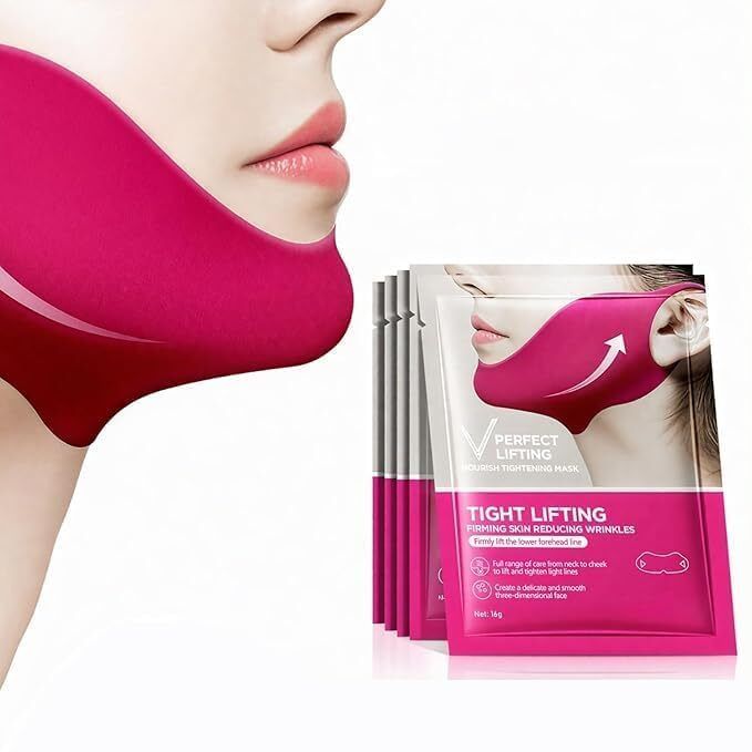 Double Chin V Line Shaping Face Mask with Hydrogel Collagen, HC & Aloe Vera Face Shaping Mask-image-23