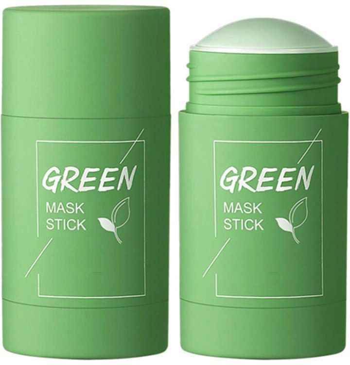 cezliar Green Tea Purifying Mask Stick for Smooth Face Deep Clean and Pore Care Face Shaping Mask-picture-36