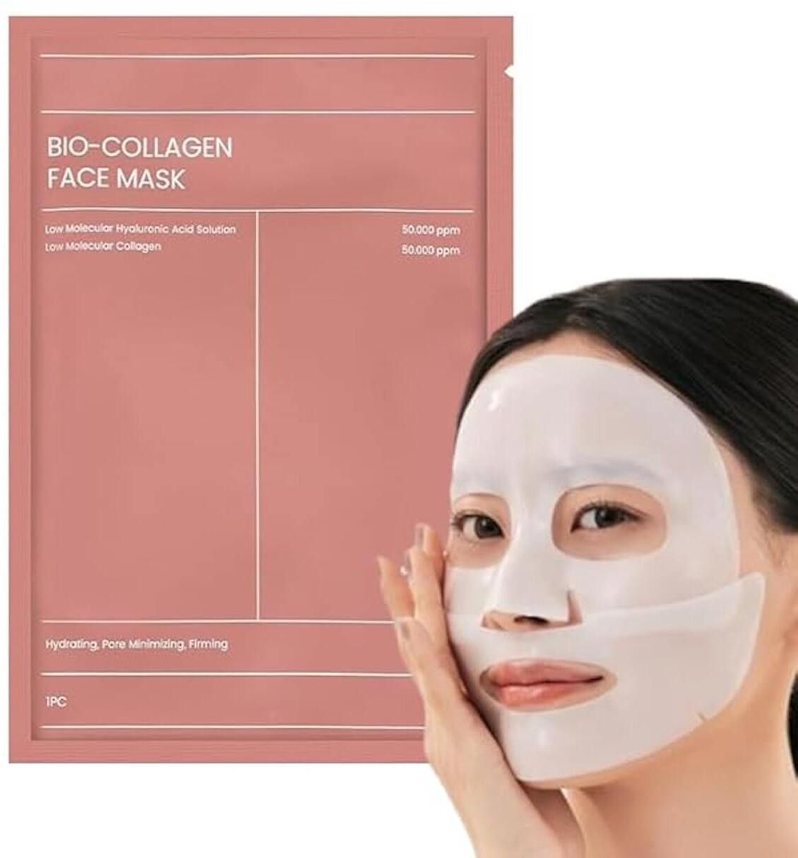 yiqelu Face Mask Overnight Bio Collagen Face Mask Hydrating Overnight Hydrogel Mask Face Shaping Mask-picture-7