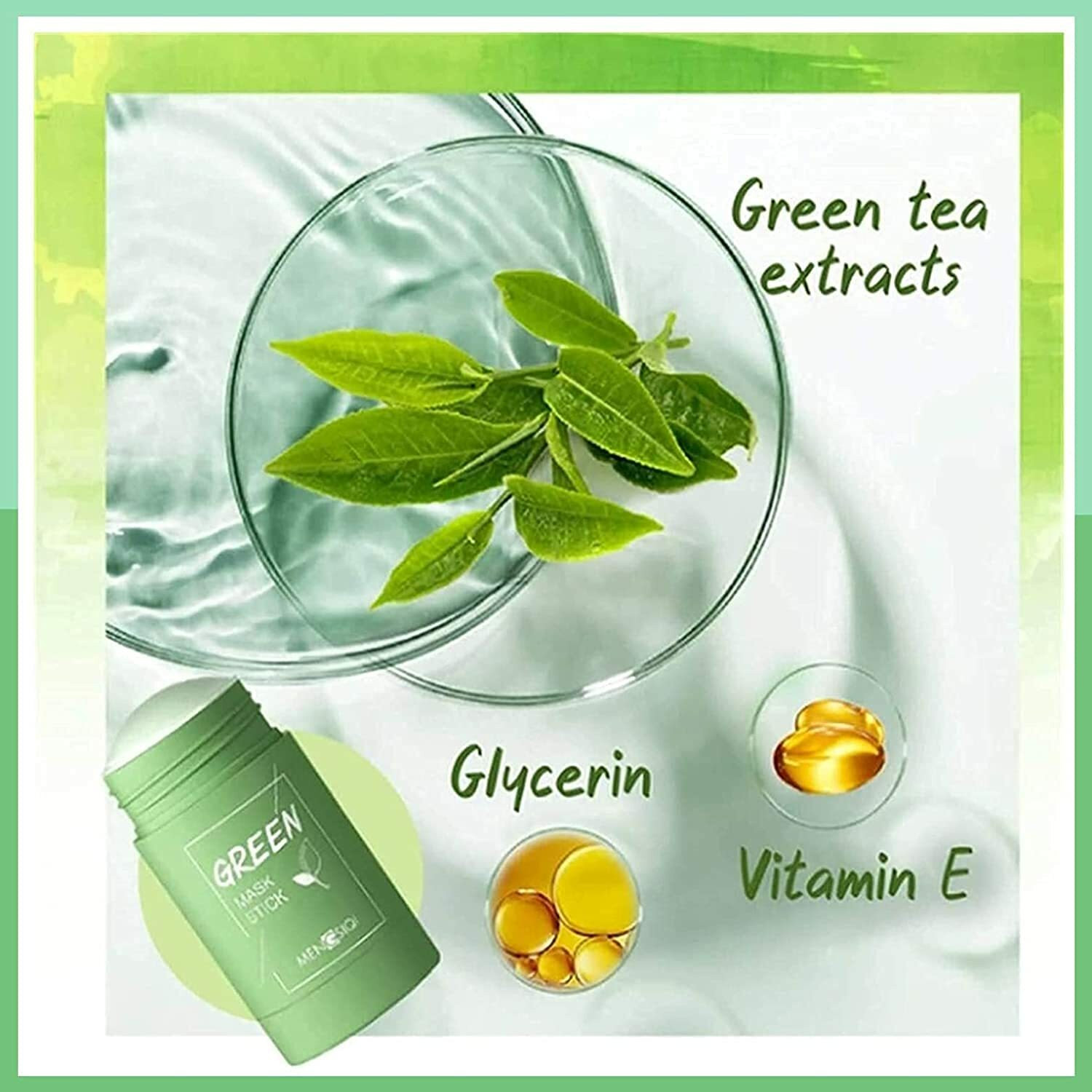 bevauty Green Tea high quality korean face mask stickFace Shaping Mask image 1