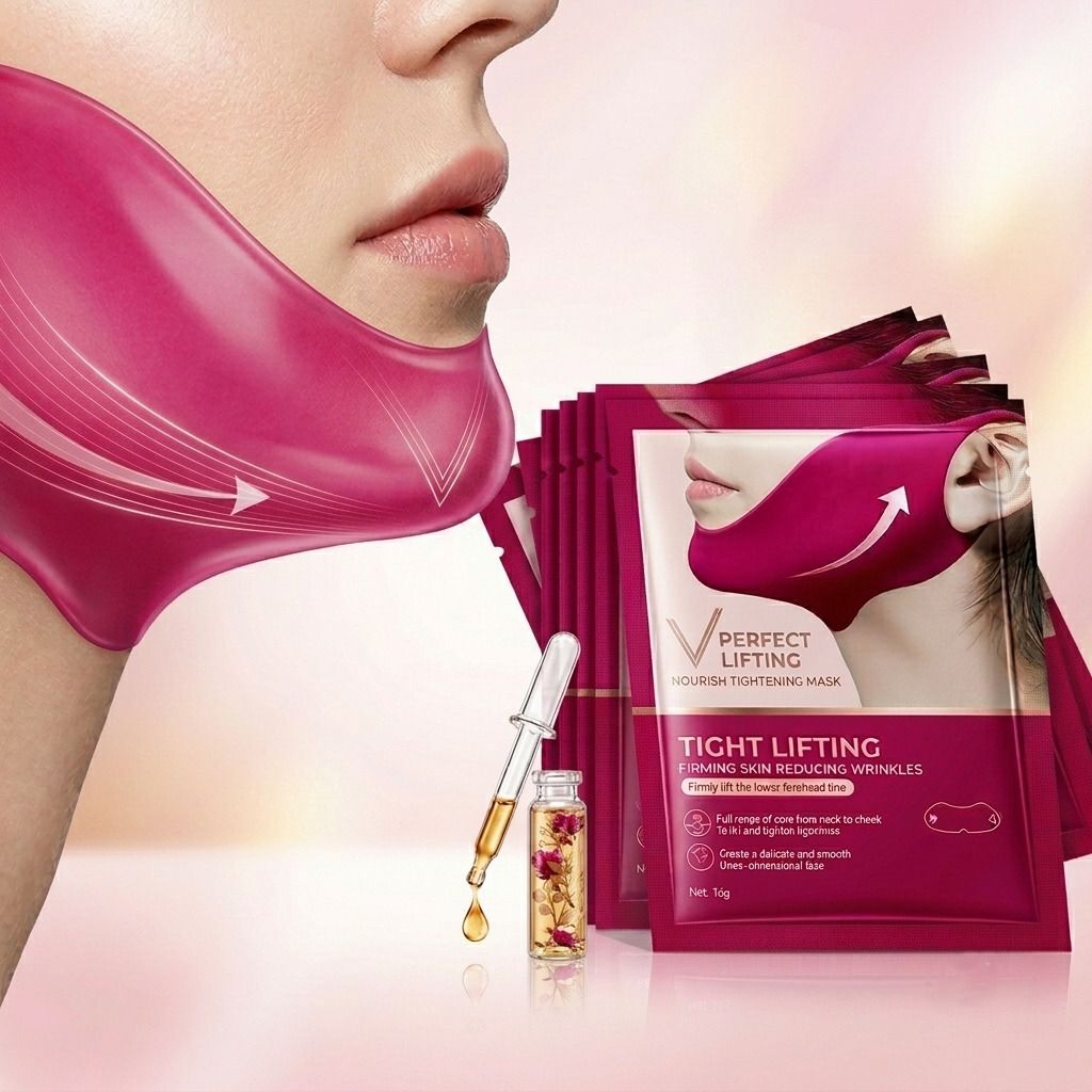 V-Shape Jawline Sculpting Patch Face Shaping Mask-image-39