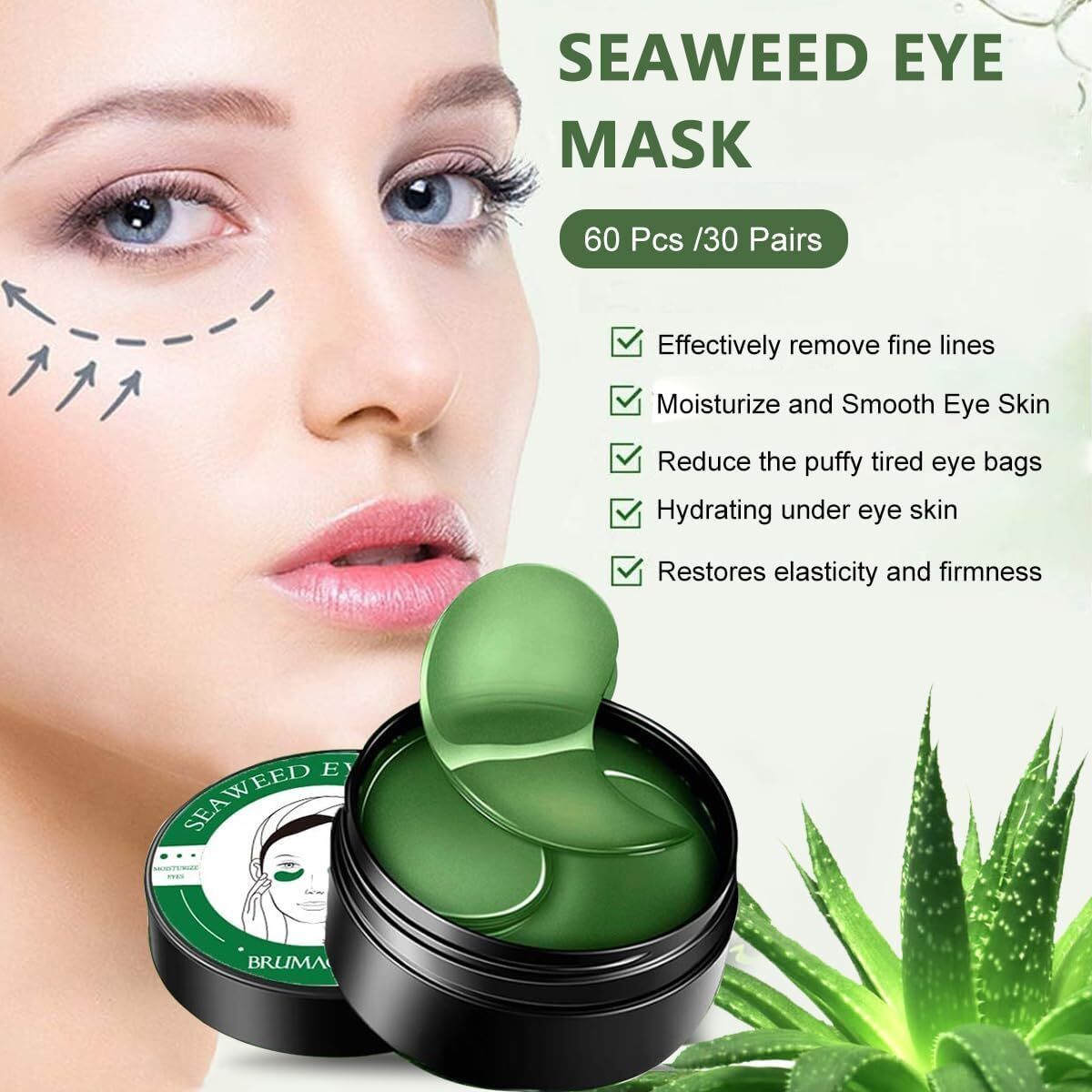 FF Anti Wrinkle Eye Serum Patch 60G Face Shaping Mask Face Shaping Mask-image-29