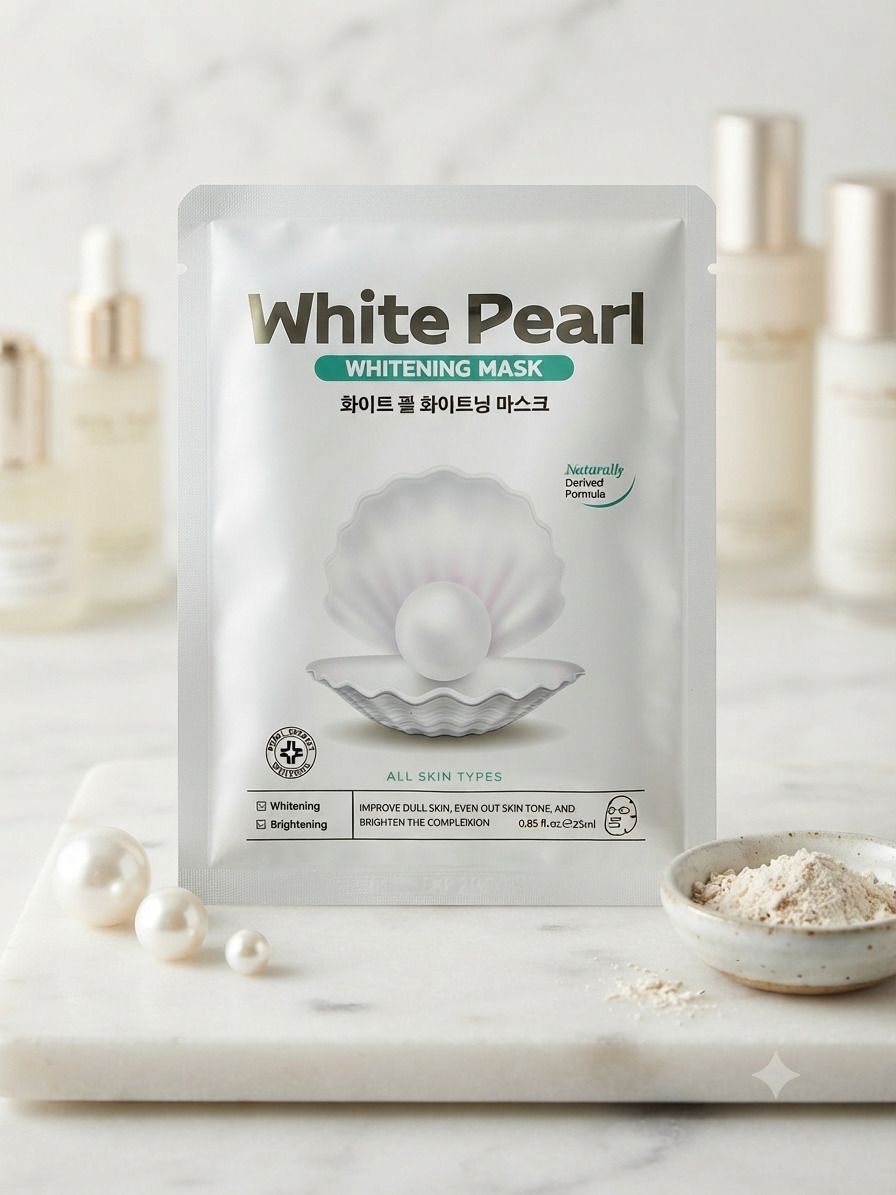 2 PCS White Pearl Antioxidant Mask All Skin Types Face Shaping Mask-image-19