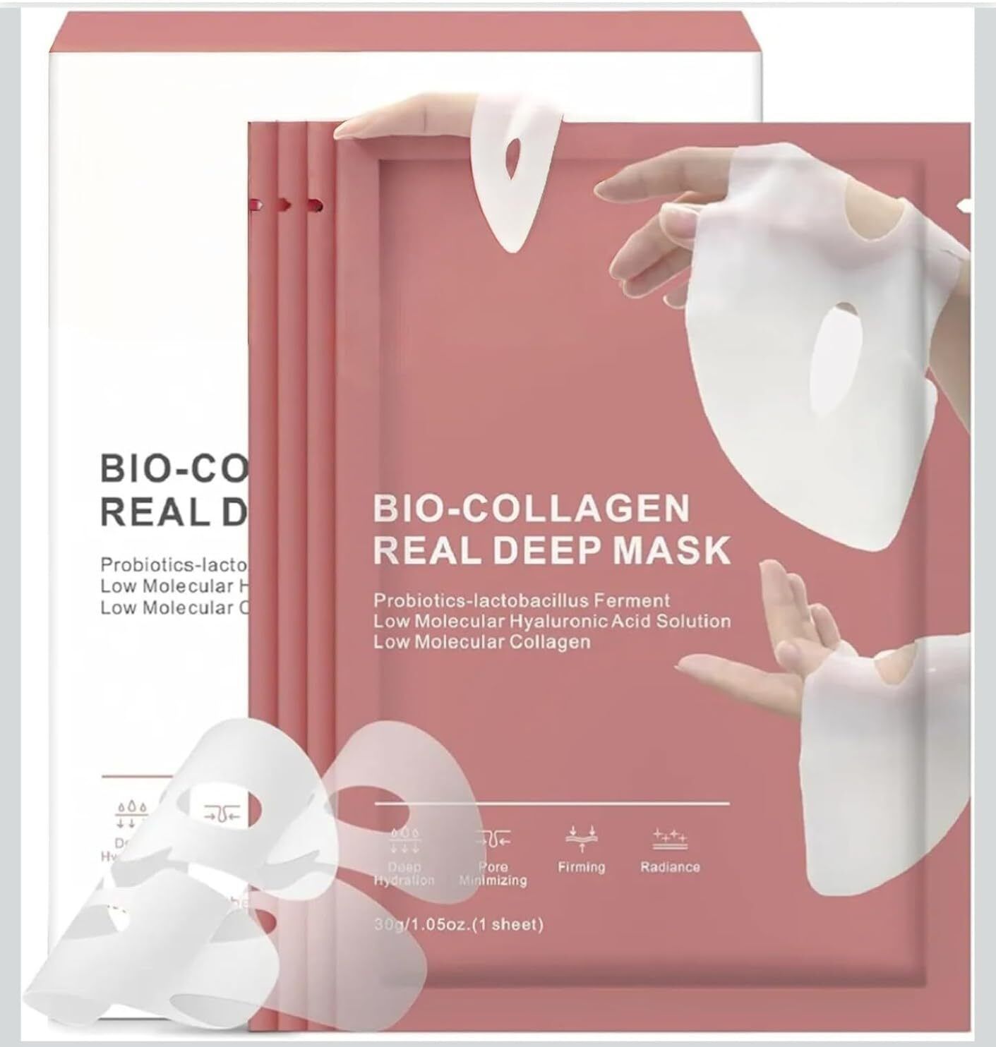 viqehaa 4 Pcs Bio-Collagen Overnight Face Face Shaping Mask-picture-26