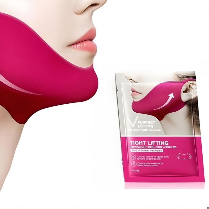 drewitenterprise V Line Lifting Mask 5 pcs (pack of 1 ) Face Shaping Mask-picture-8