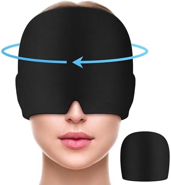 Hot & Cold Therapy Headache Cap for Migraine Face Shaping Mask-image-49