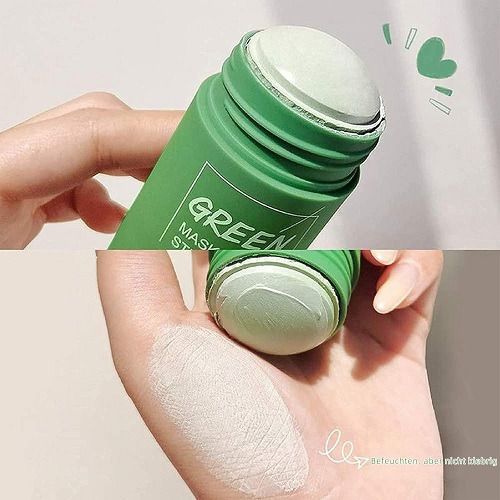 Green Tea Stick Mask for Face – Deep Cleansing Oil Control Clay Mask Stick Face Shaping Mask-image-32