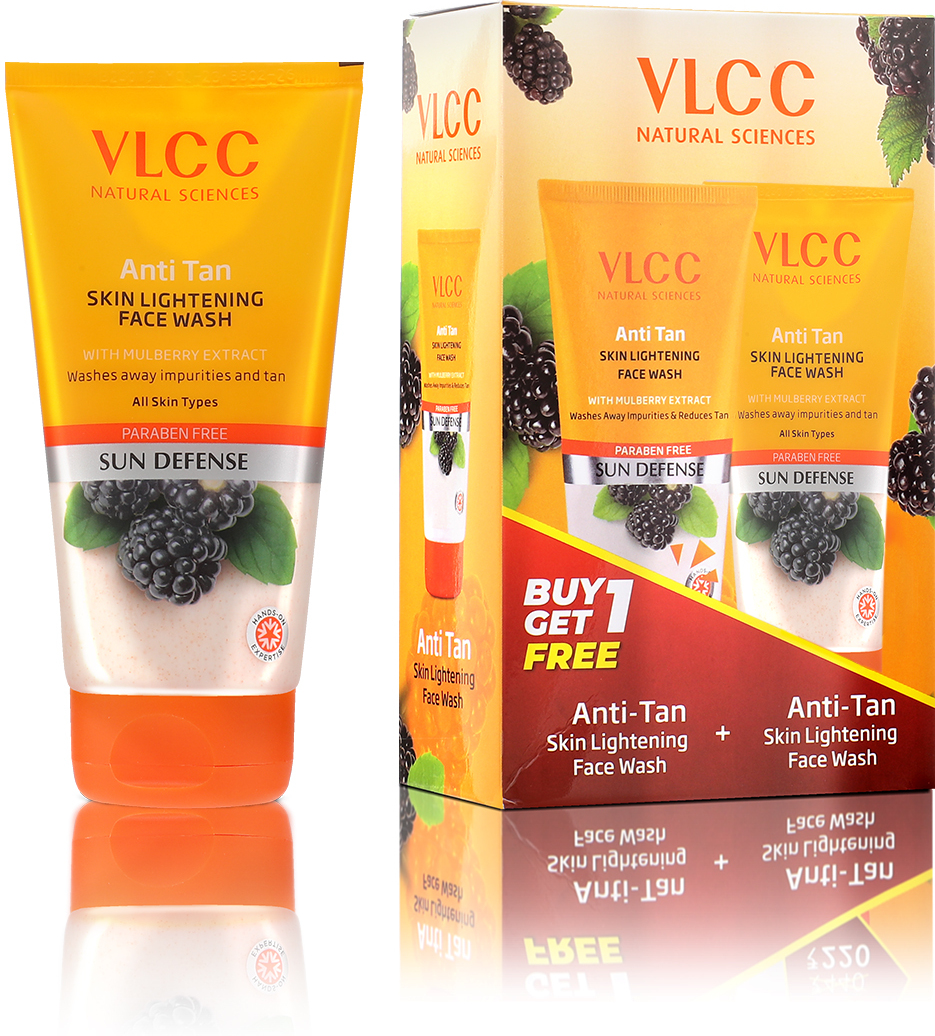 VLCC Anti Tan Skin Lightening - Buy One Get One Face Wash