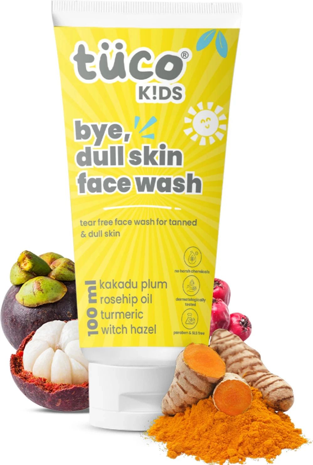 Kids Dull Skin Facewash with Kakadu Plum for clear, bright skin | 100ml Face Wash