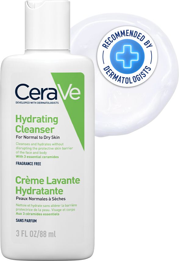 Hydrating Cleanser For Dry Skin with Ceramides & Hyaluronic Acid Face Wash-image-4