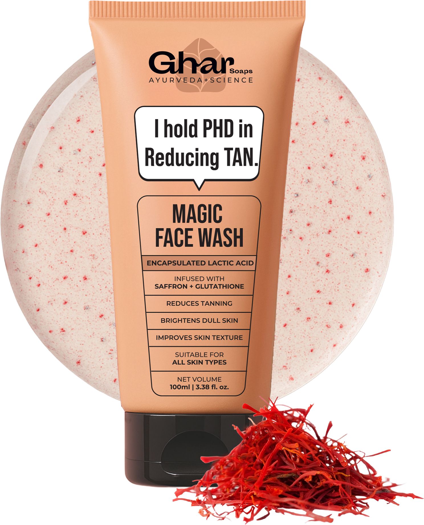 Magic | With Sandalwood, Saffron & Glutathione Face Wash