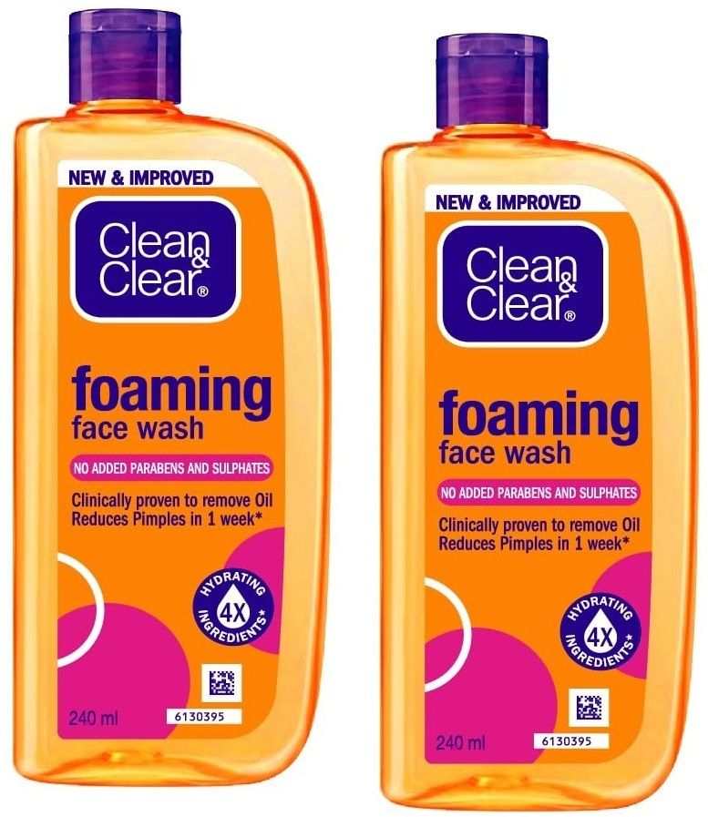 Foaming Facewash for Oily Skin, Brown 2x240ml Face Wash-image-46