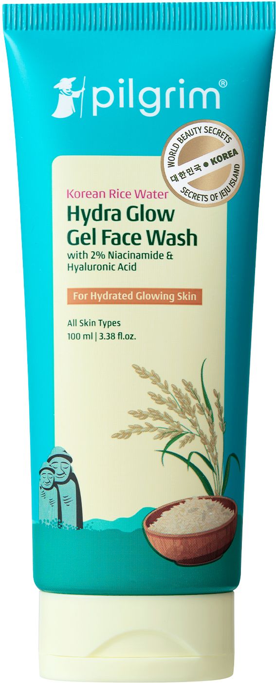 Korean Rice Water Hydra Glow Gel with 2% Niacinamide & Hyaluronic Acid Face Wash-image-42